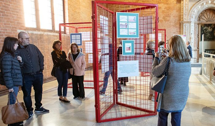 La mostra di Mario Lodi a Palazzo Comunale