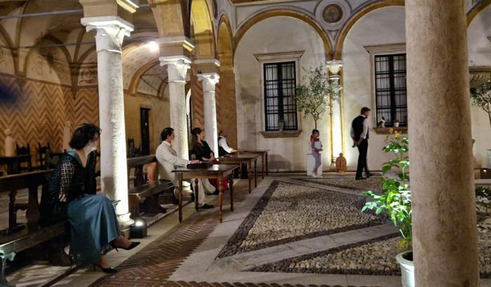 Spettacolo a Palazzo Guazzoni