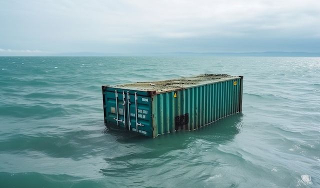 Un-container-che-galleggia-nell-oceano
