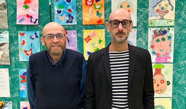 Da sinistra, il Dirigente Scolastico Umberto Parolini e il Direttore Creativo Formativo Fabrizio Torchio