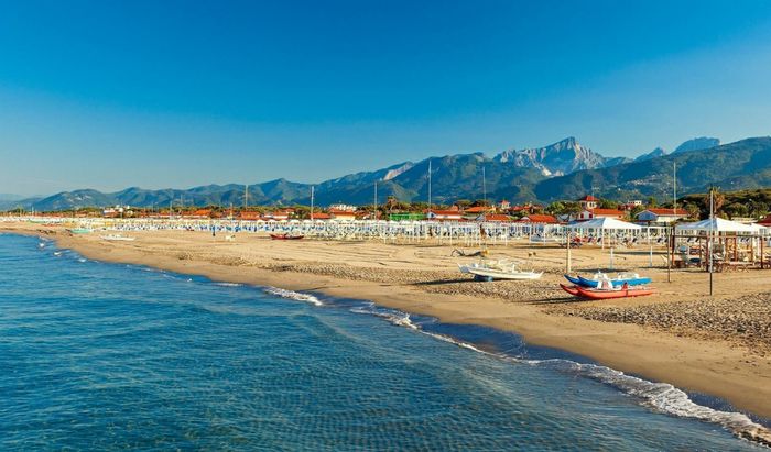 La spiaggia di Forte dei Marmi