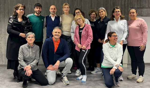 Il gruppo di pilates dell'Asst di Crema