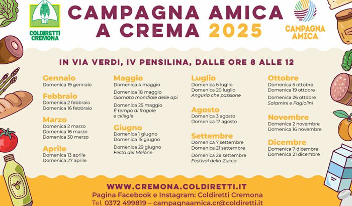 Campagna Amica calendario