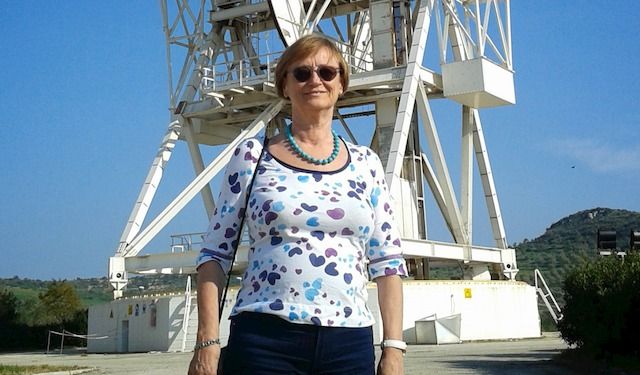 Luigina Feretti radiotelescopio di Noto