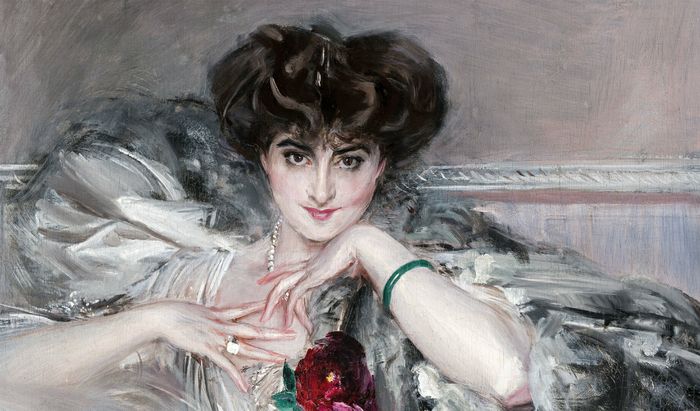 Giovanni Boldini, “Ritratto della principessa Radziwill”, 1910, Collezione privata