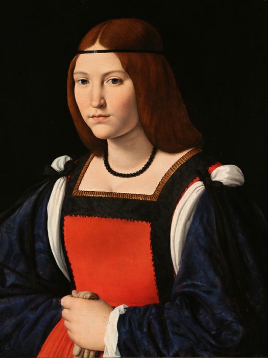 Andrea Solario, “Ritratto di donna”, 1500-1505 circa, tavolaMilano, Pinacoteca del Castello SforzescoPinacoteca del Castello Sforzesco - < CREDIT>© Comune di Milano / AlephComo 2024