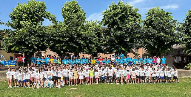 Foto di gruppo del Grest di Soresina