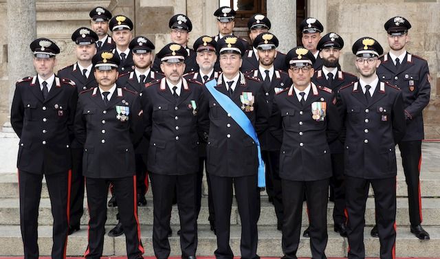 Festa carabinieri - carabinieri premiati 