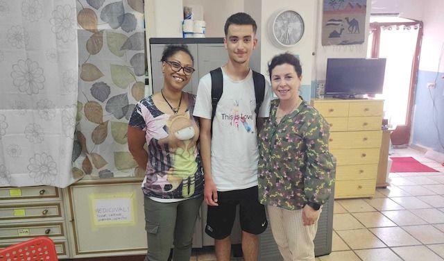 Da sinistra, Fabiana, Florente e Marinela