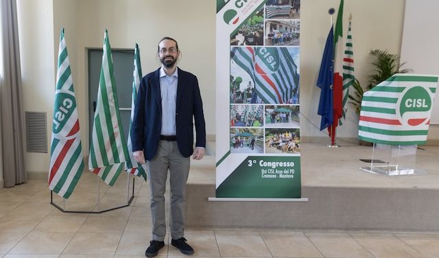 Luca Lucchini, componente della segreteria UST Cisl Asse del Po