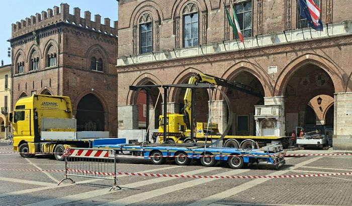 Posa centine metalliche