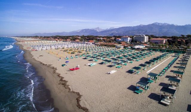 La spiaggia di Forte dei Marmi