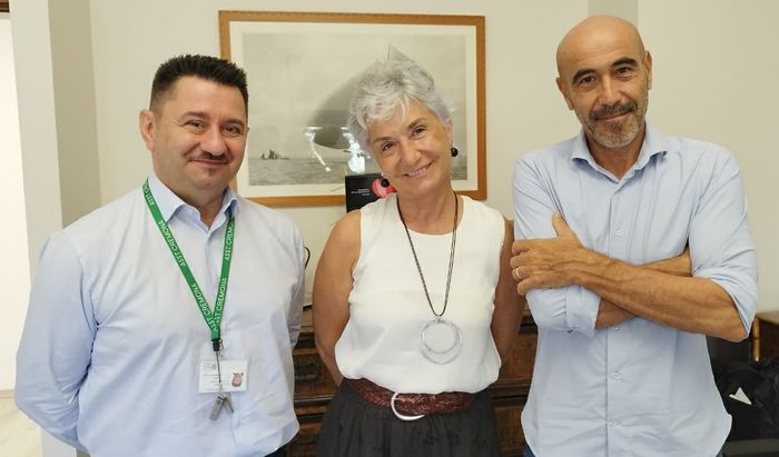 Da sx, Giorgio Scivoletto, Cristina Resi, Ezio Belleri