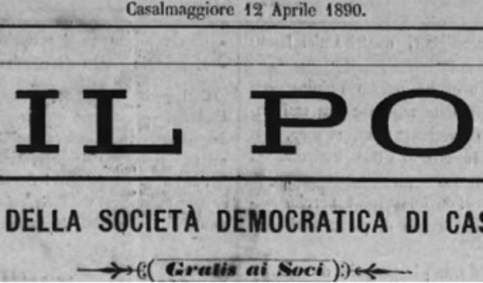 Editoria a Casalmaggiore a metà 800